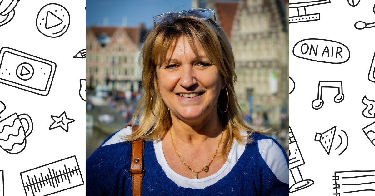 Portret van Martine.